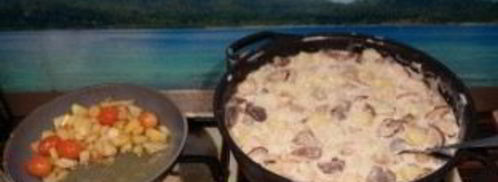 грибная солянка с картошкой и сметаной. Шаг 3