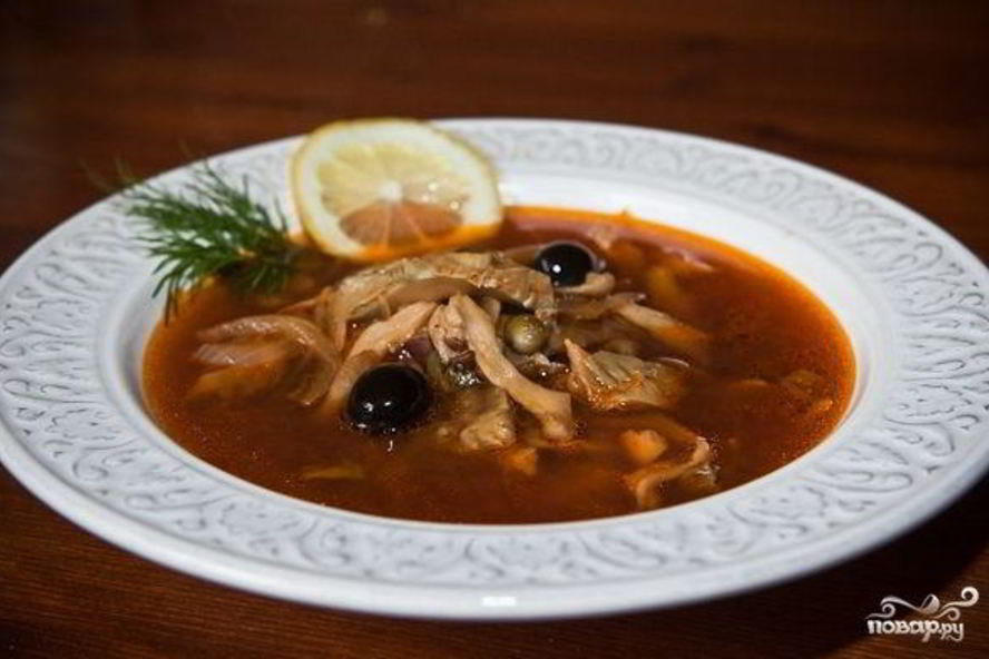 Рецепт грибной солянки в мультиварке