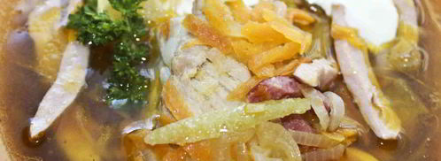 мясная солянка с колбасами. Шаг 12