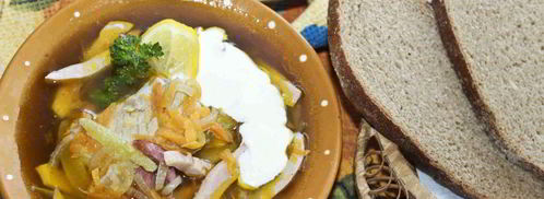 мясная солянка с колбасами. Шаг 13