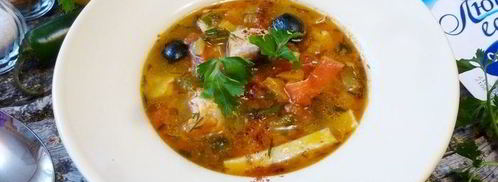 сборная рыбная солянка. Шаг 12