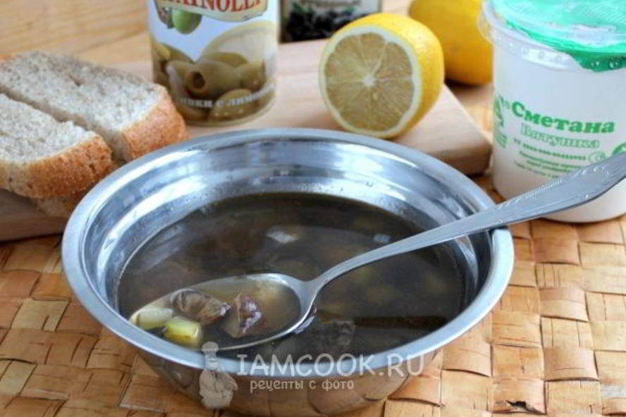 Рецепт солянки грибной по госту