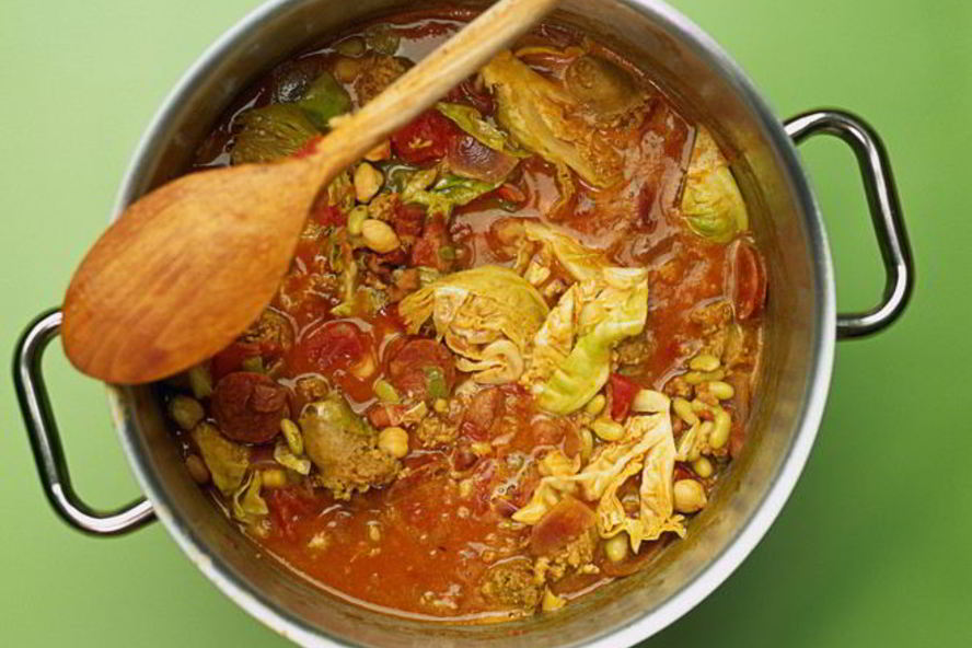 Рецепт солянки из капусты с мясом