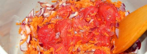 солянка из капусты с сосисками в мультиварке. Шаг 5