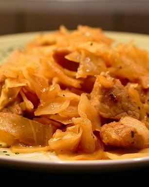 Солянка из кислой капусты с мясом