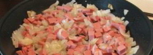 солянка из колбасы. Шаг 2