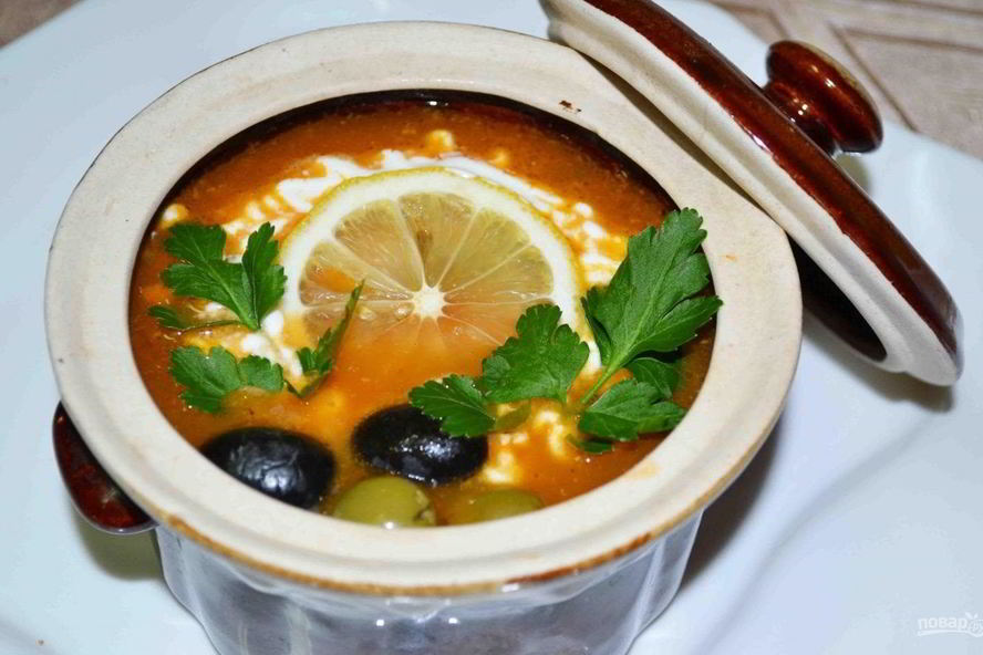 Рецепт солянки иза рыб