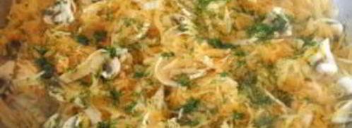 солянка из свежей капусты с грибами. Шаг 8