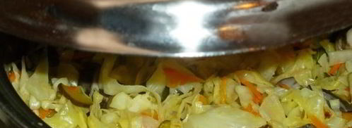 солянка овощная с маринованными подосиновиками. Шаг 13