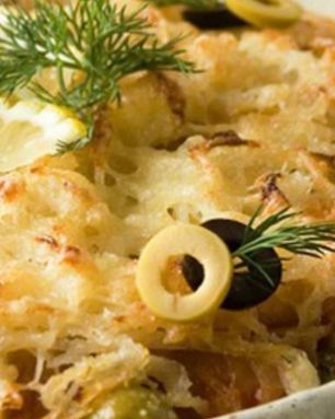 Солянка рыбная на сковороде