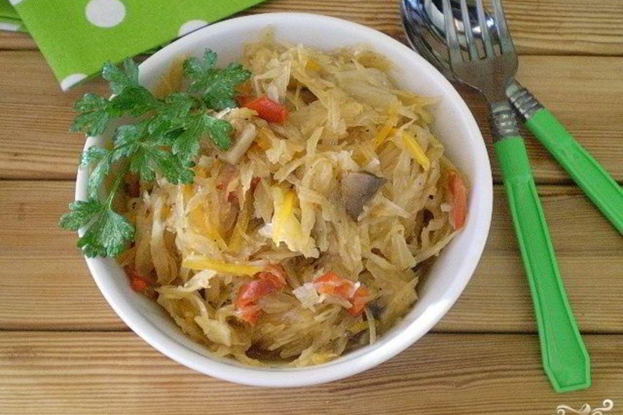 Рецепт солянки с грибами и капустой