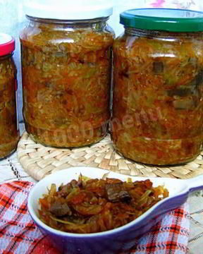 Солянка с грибами на зиму