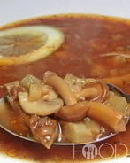 Солянка с грибами