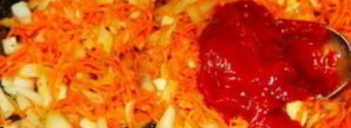 солянка с томатной пастой. Шаг 6
