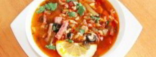 солянка с томатной пастой. Шаг 9