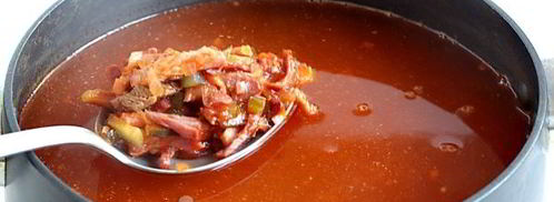 солянка сборная мясная с картошкой. Шаг 10