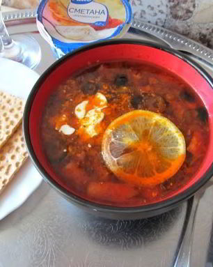 Солянка в мультиварке Панасоник