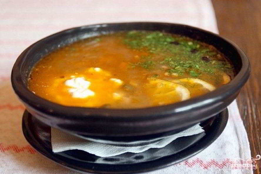 Рецепт солянки в мультиварке поларис