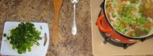 суп грибной с лисичками. Шаг 5