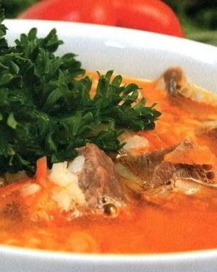 Суп из баранины и риса
