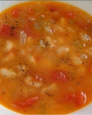 Суп из белой фасоли