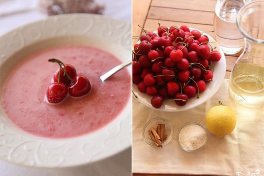 Рецепт супа из черешни