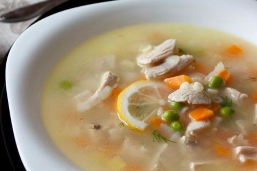 Рецепт супа из индейки лимонный