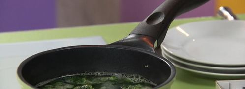 суп из шпината улыбка. Шаг 2