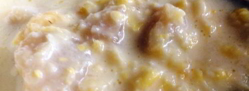 кукурузный суп-пюре с гребешками. Шаг 4