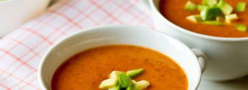 острый суп-пюре из фасоли с авокадо. Шаг 12