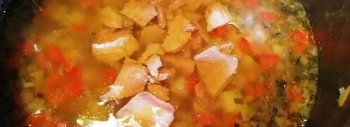 овощной суп-пюре с тунцом. Шаг 7