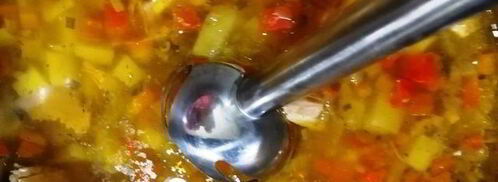 овощной суп-пюре с тунцом. Шаг 8