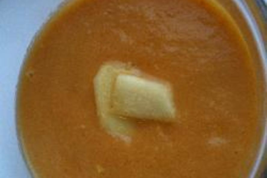 Рецепт простого морковного супа-пюре с имбирем