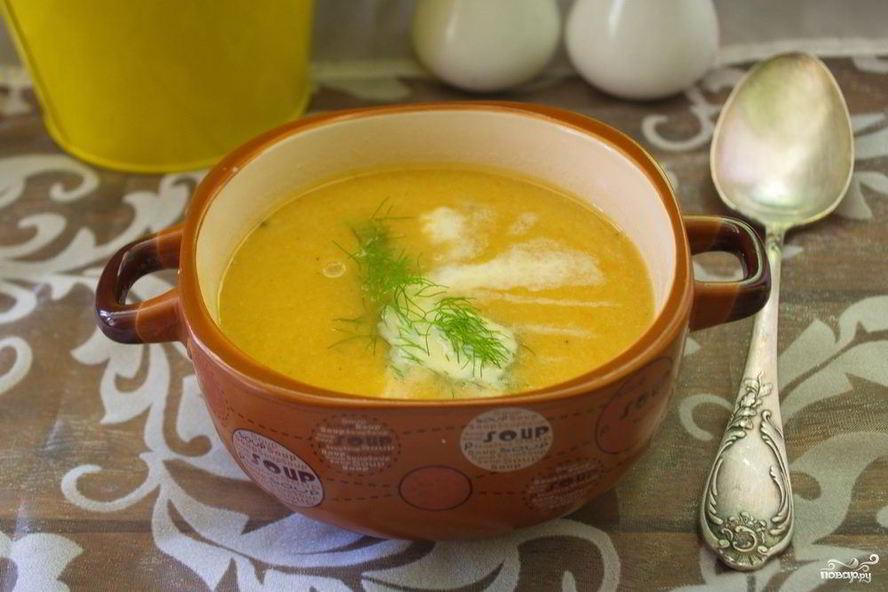 Рецепт рыбного супа-пюре со сливками