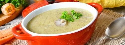 суп-пюре из лесных грибов. Шаг 10