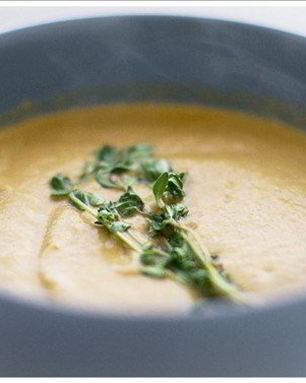 Суп-пюре из лисичек