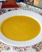 Суп-пюре из мускатной тыквы