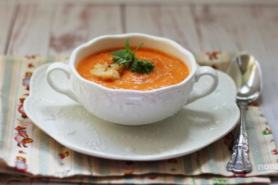 Рецепт супа-пюре из овощей