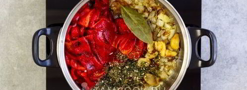 суп-пюре из печеного перца. Шаг 8