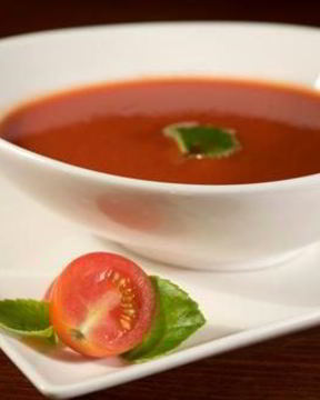 Суп-пюре из свежих помидоров