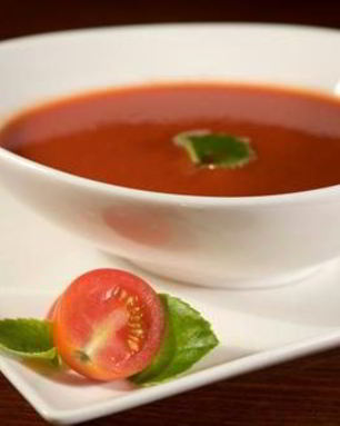 Суп-пюре из свежих помидоров