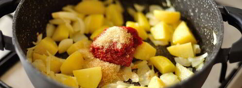 суп-пюре из запеченных томатов. Шаг 2