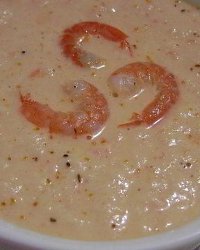 Суп-пюре с морепродуктами