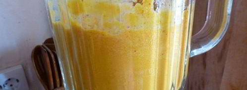 тыквенный суп-пюре с чесночными гренками. Шаг 5