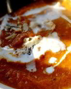 Золотой суп-пюре из запеченных овощей