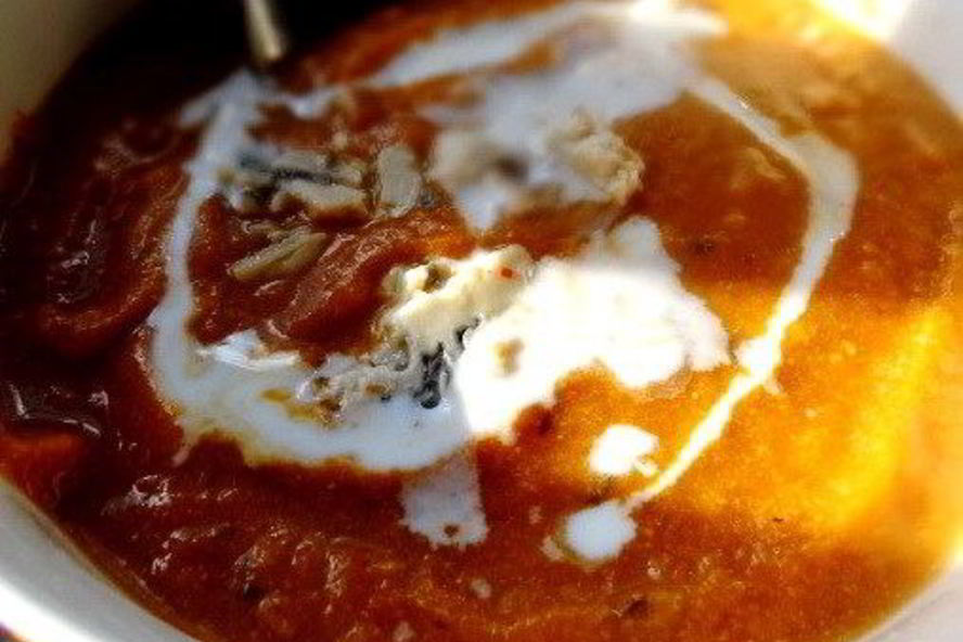 Рецепт золотого супа-пюре из запеченных овощей