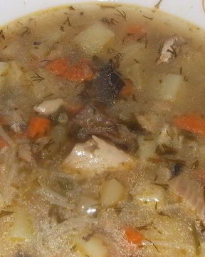 Суп рыбный с вермишелью