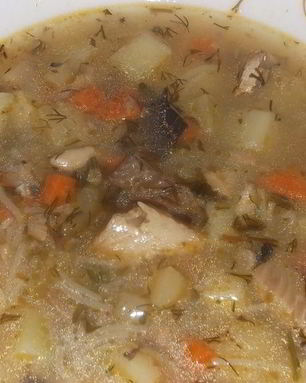 Суп рыбный с вермишелью