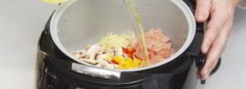 суп с креветками в мультиварке. Шаг 2