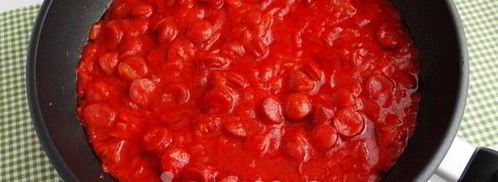 суп с охотничьими колбасками и фасолью. Шаг 15